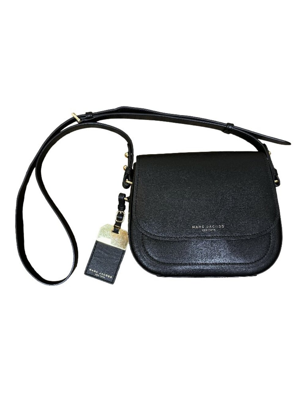 Marc Jacobs Mini Rider Flap Crossbody Bag Black